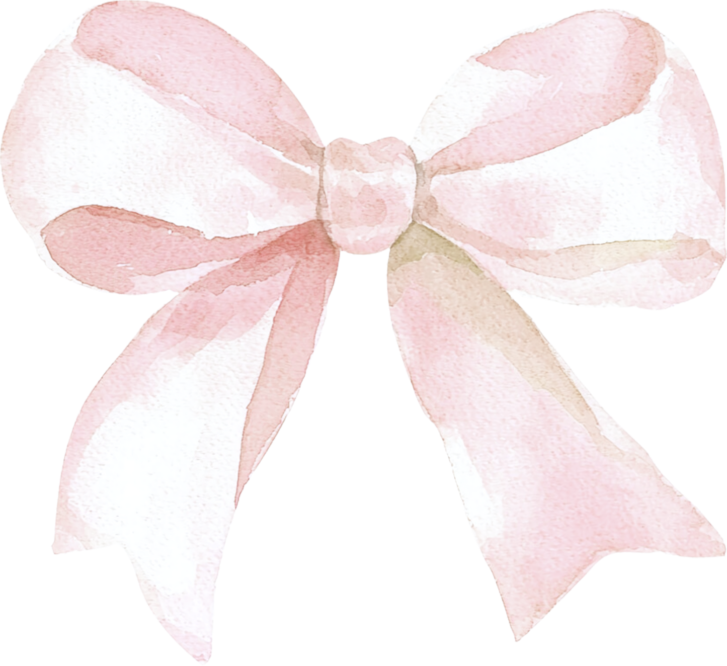 Bügelbild Schleife rosa