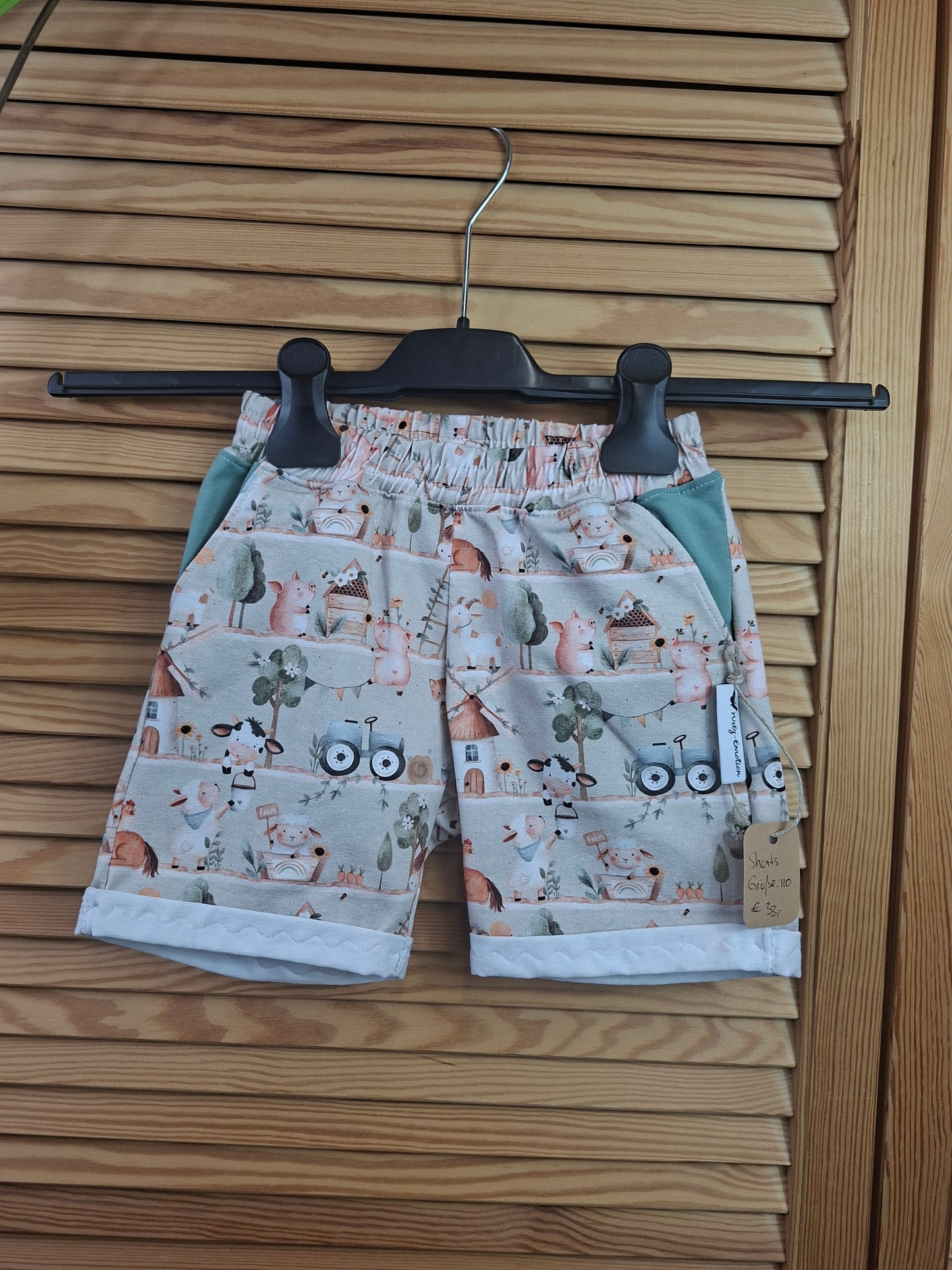 Shorts Bauernhof Größe 110