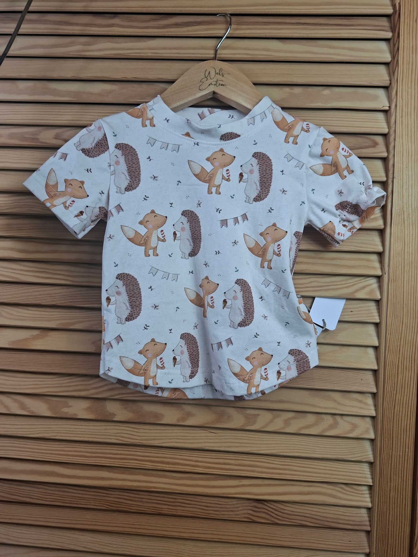 T-Shirt Fuchs & Igel Größe 68