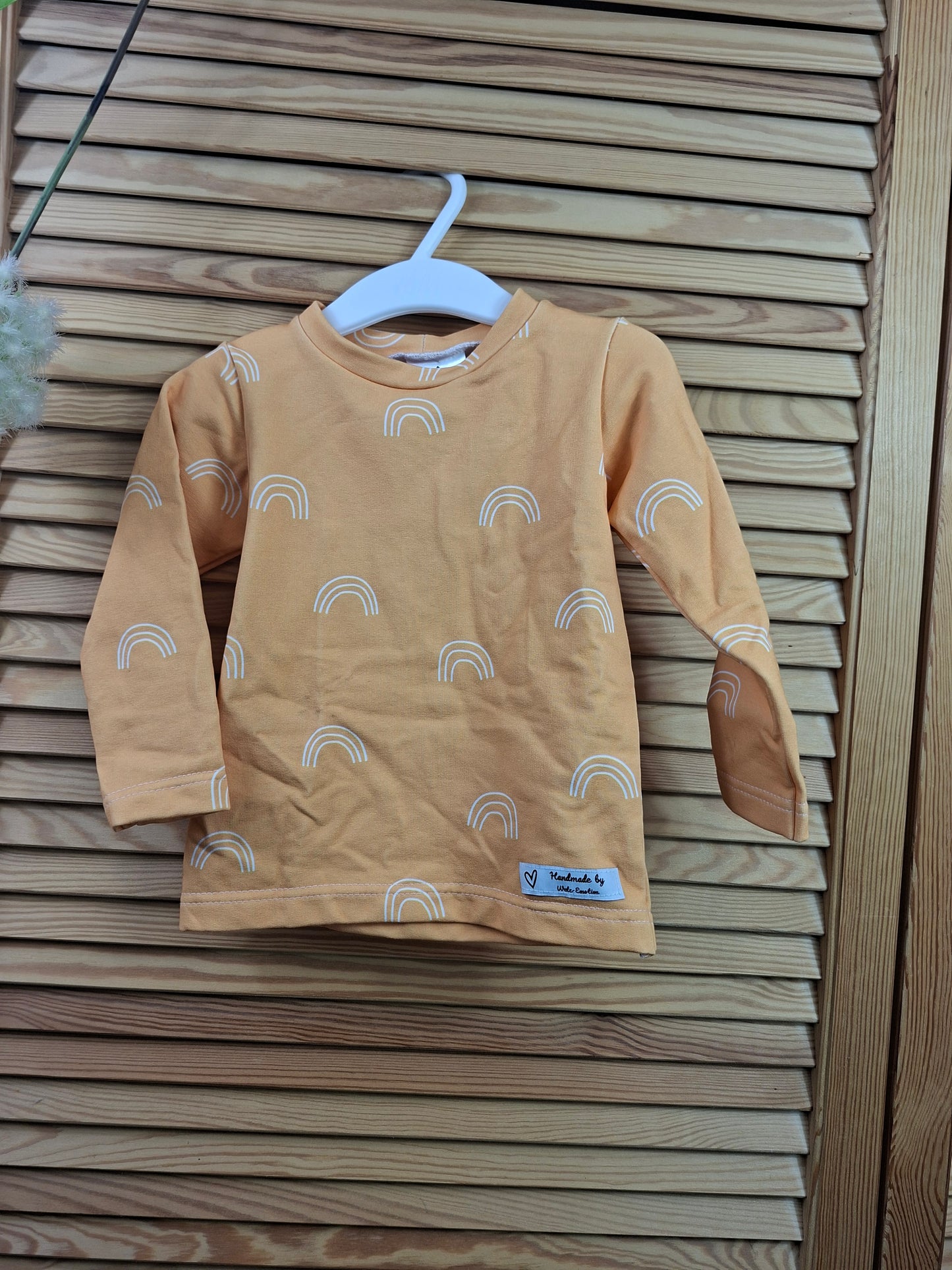 Longsleeve Regenbogen Größe 86