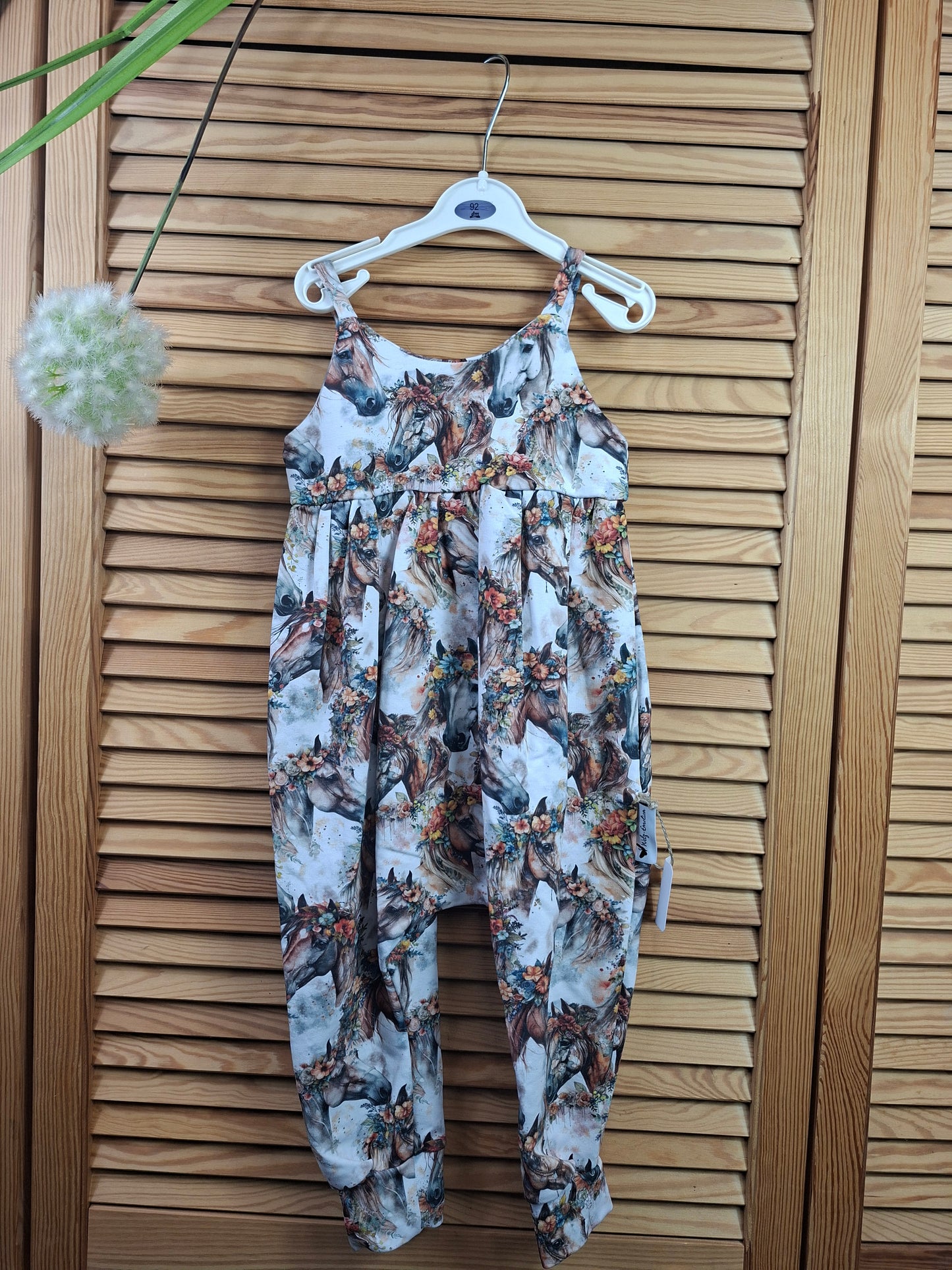 Strampler Summer Größe 92 Boho Pferde