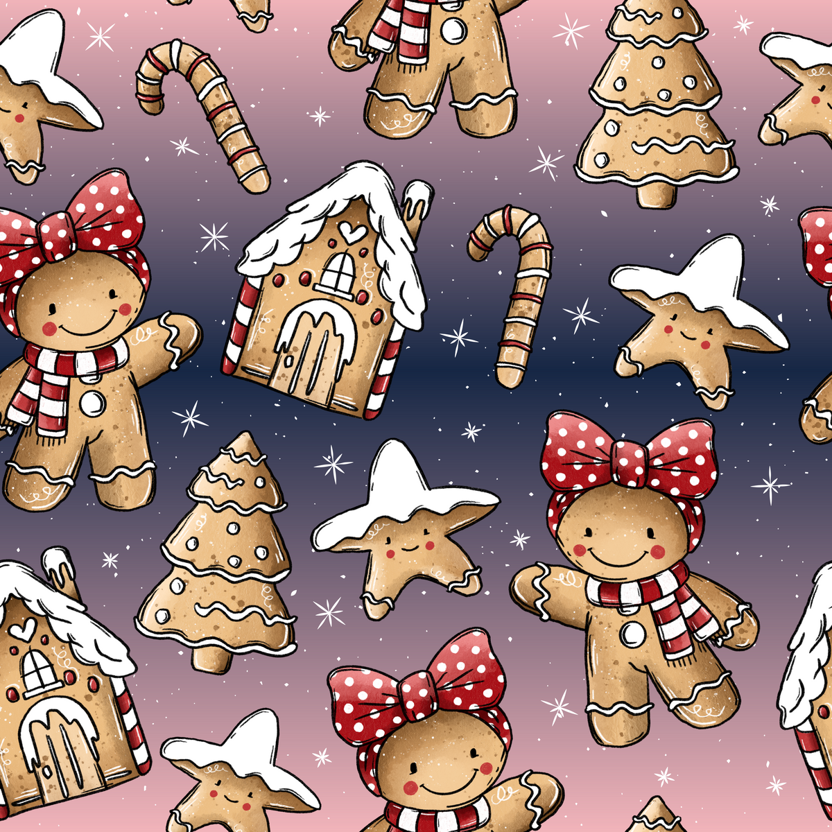 🩷Eigenproduktion Vorbestellung Lebkuchen lila
