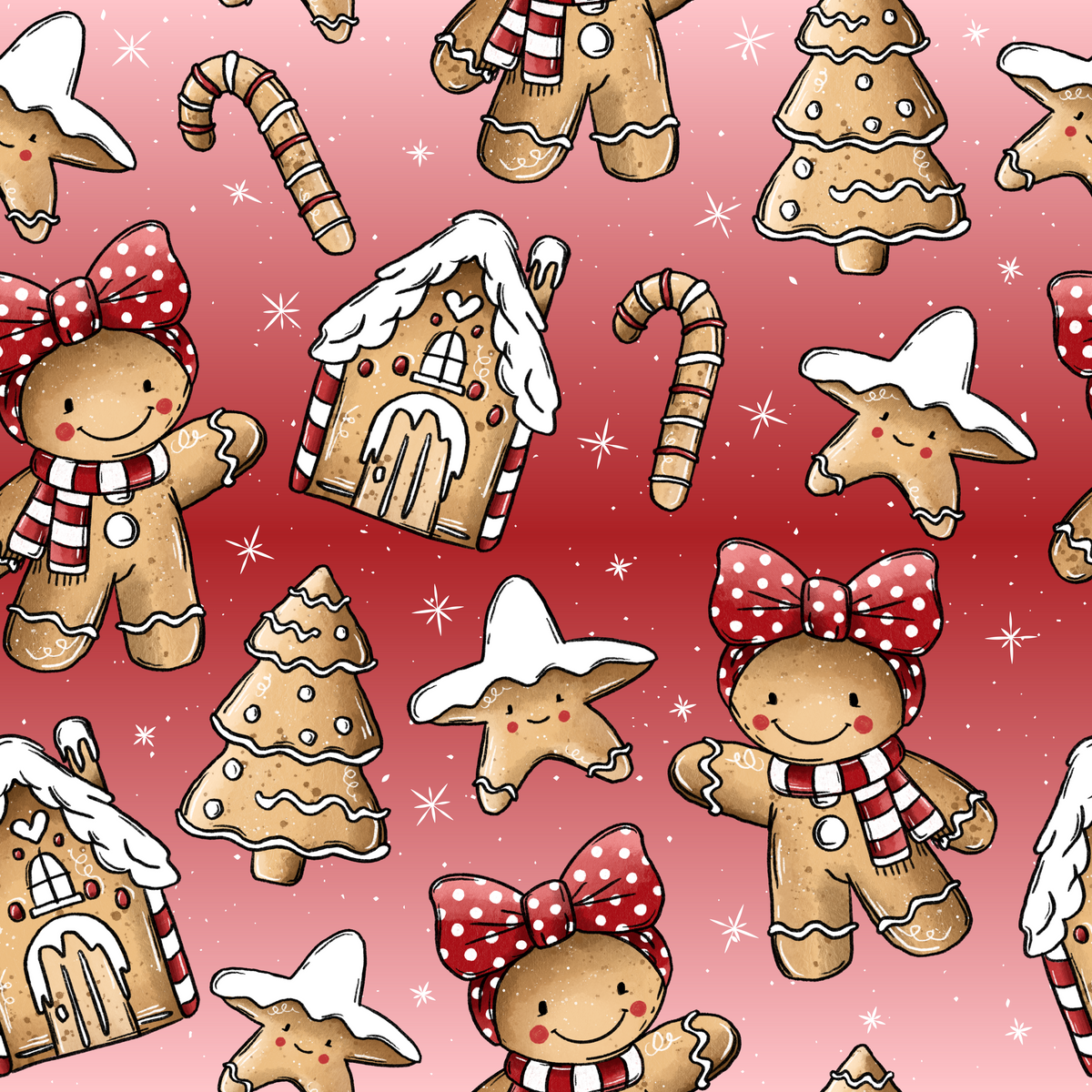 🩷Eigenproduktion Vorbestellung Lebkuchen rot