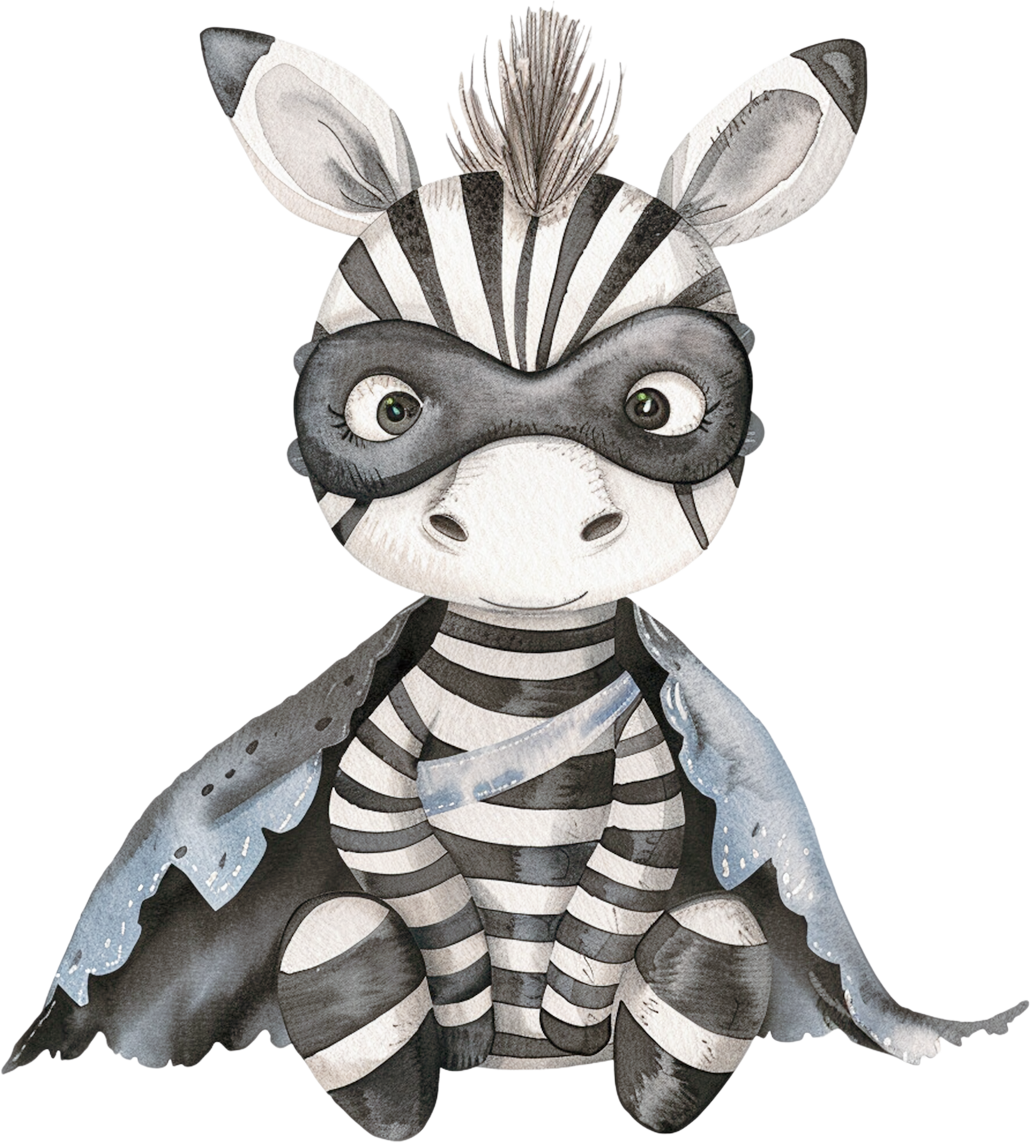 Bügelbild Karneval Zebra