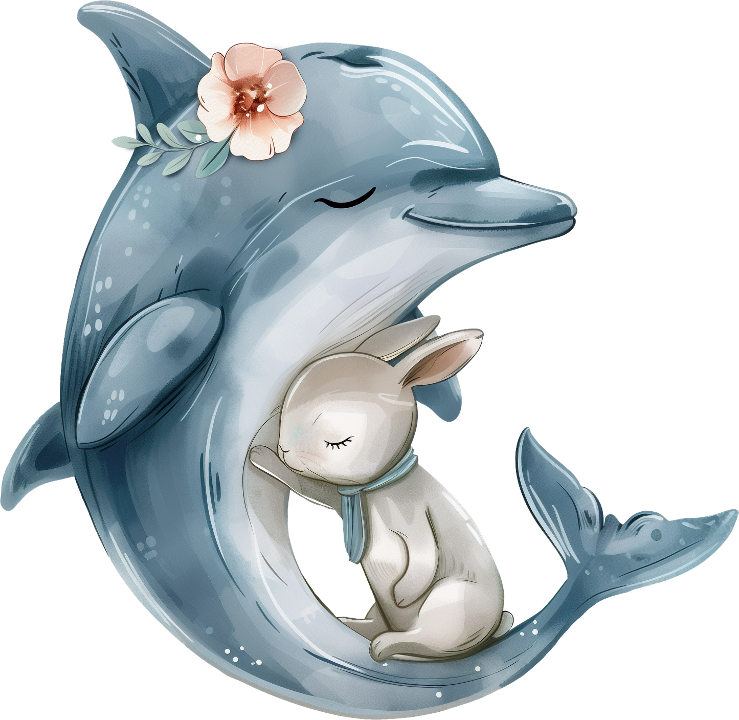 Bügelbild Delfin Lilly