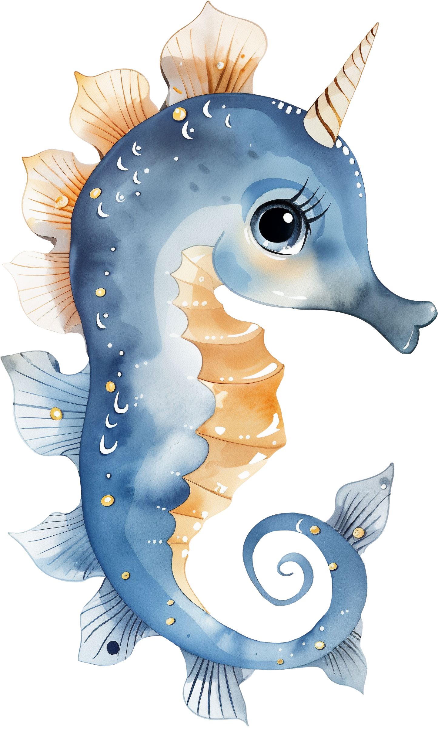 Bügelbild Laura Seepferd