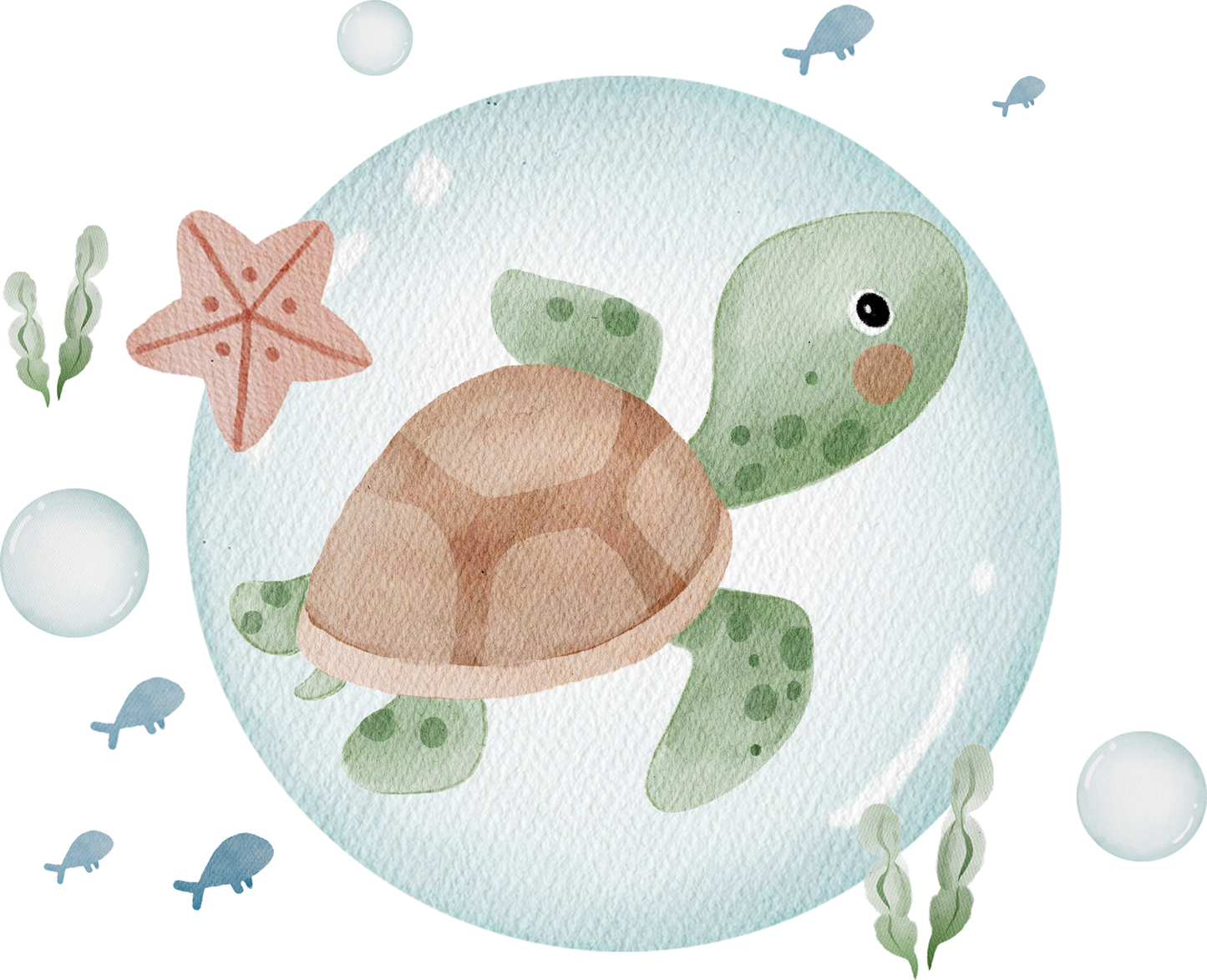 Bügelbild Blubber Schildi