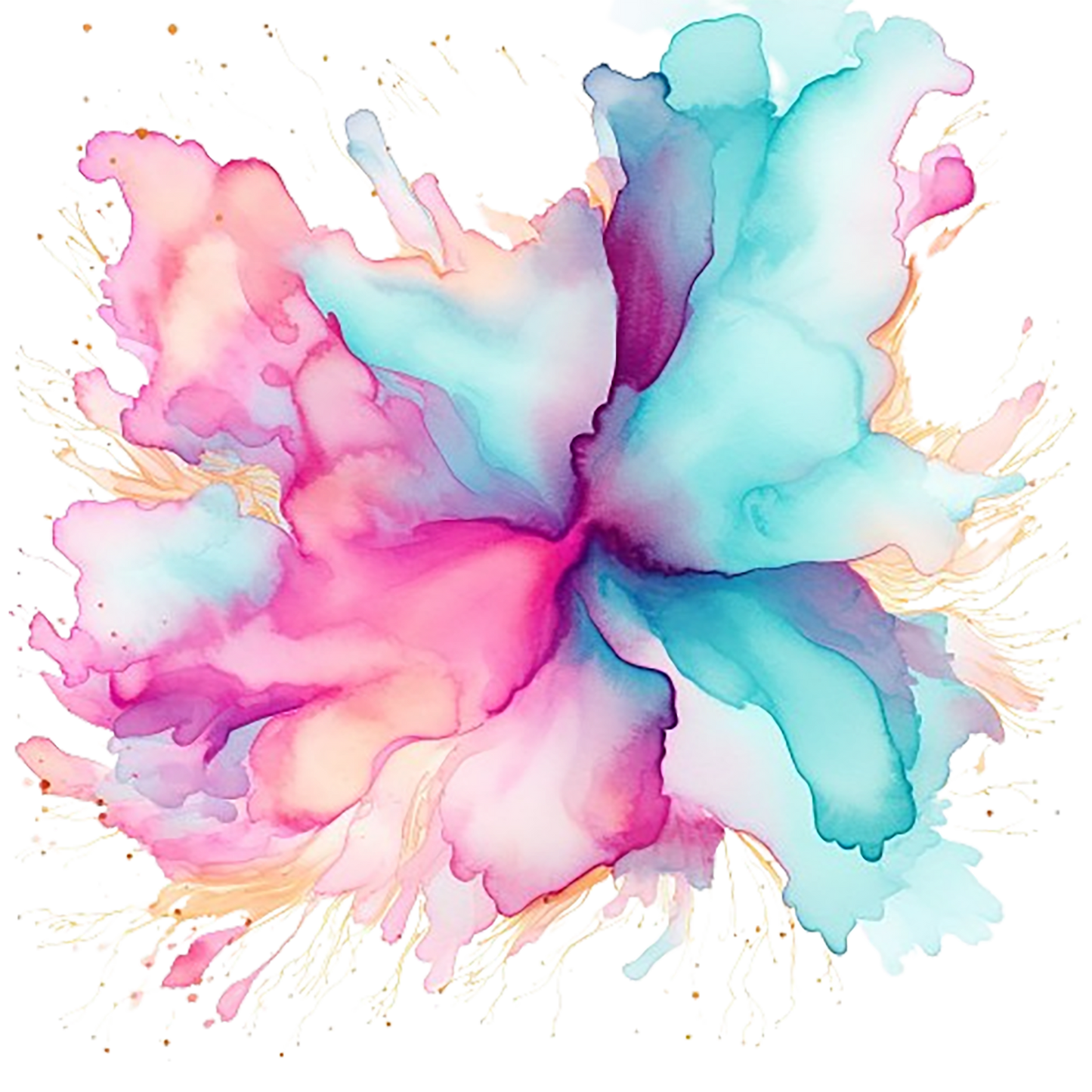 Bügelbild Hintergrund Farbklecks 5