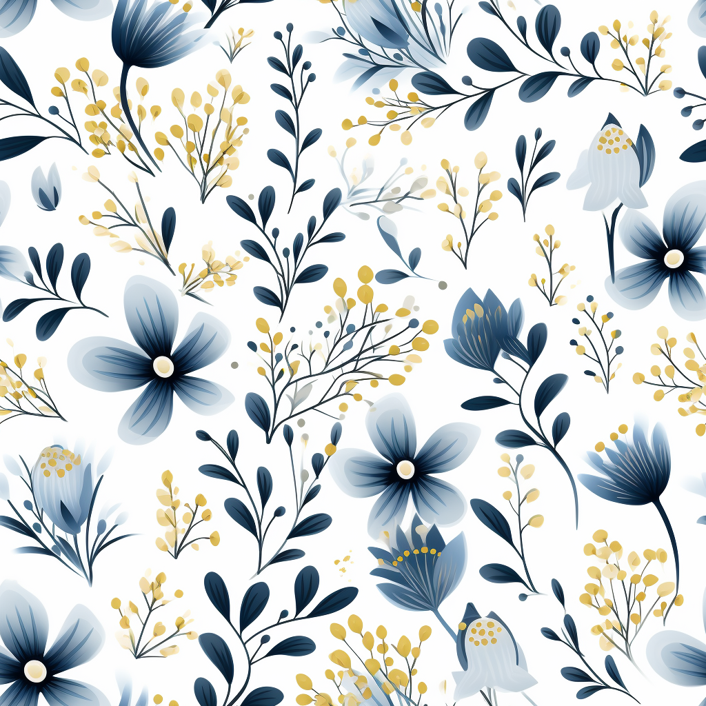 Eigenproduktion Vorbestellung 0,5 Meter Blumen blau
