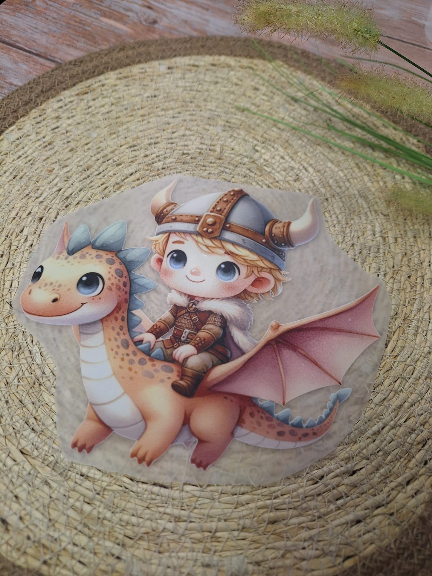 Bügelbild kleiner Wikinger