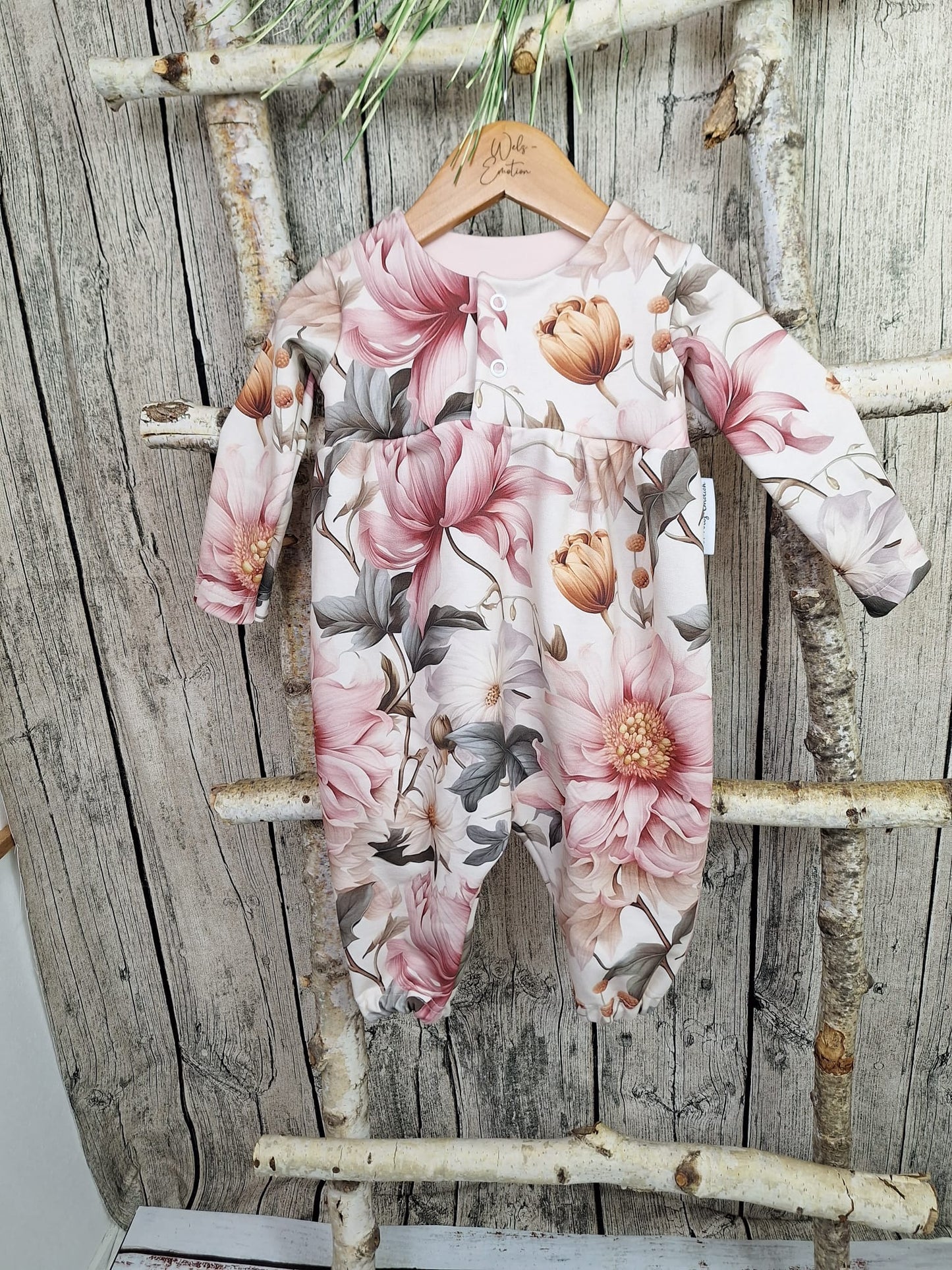 Strampler Willow Honig Bär