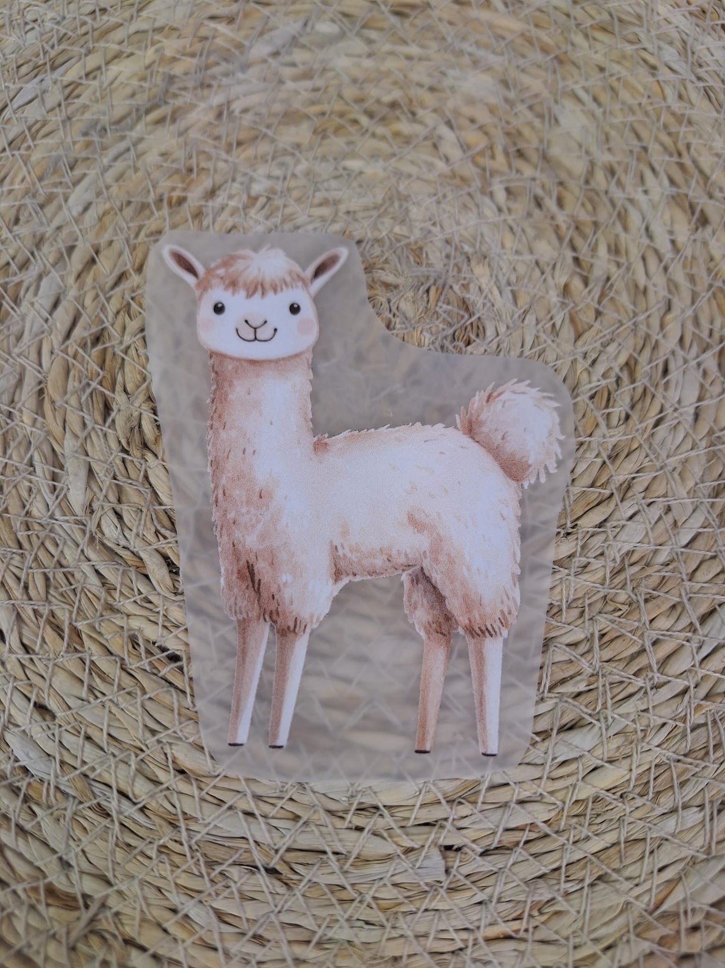Bügelbild Lama