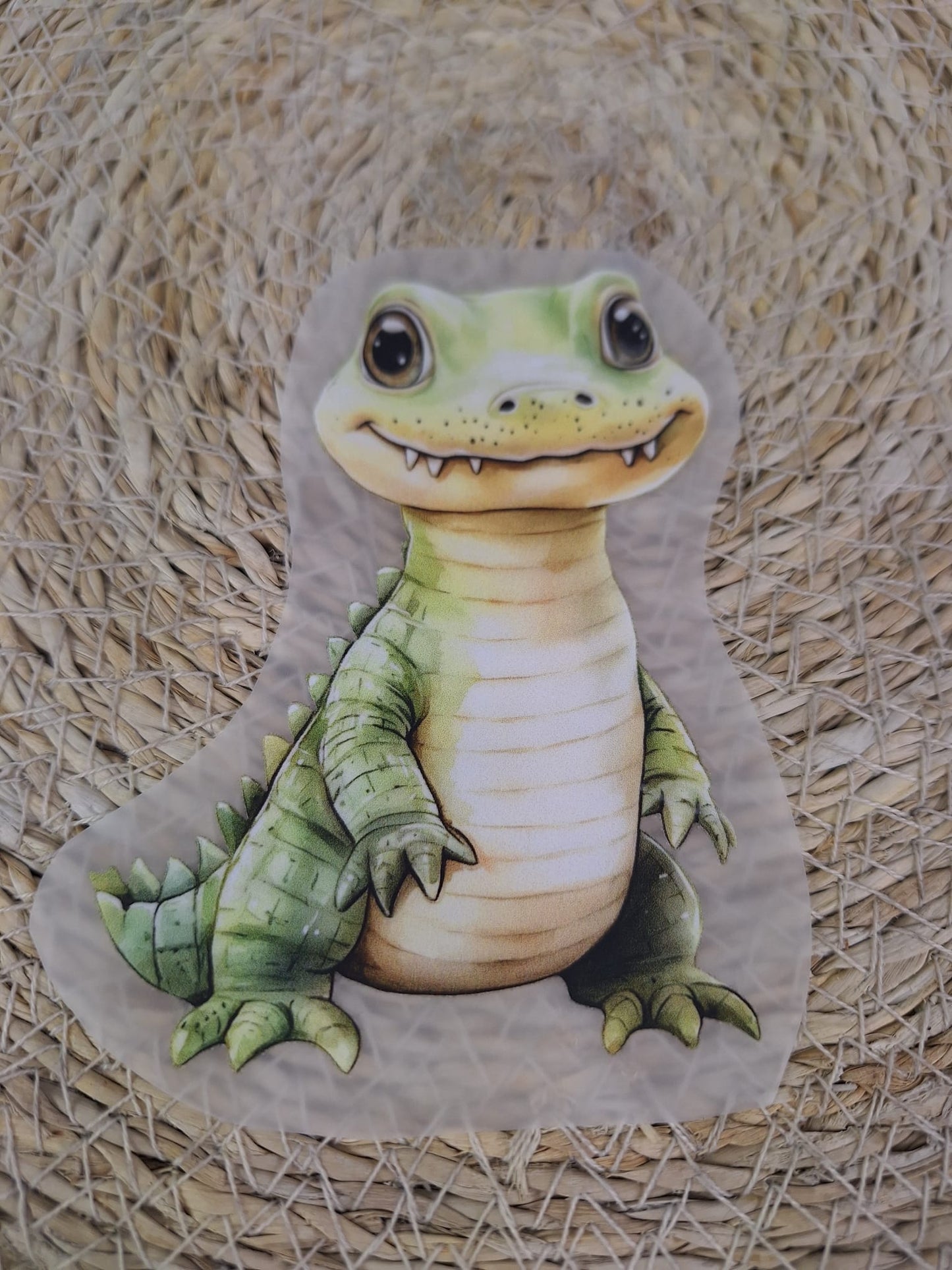 Bügelbild Kroko Krokodil