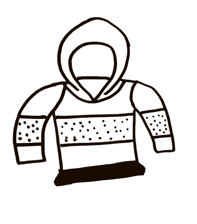 Pulli 3 Line Blumen Herz