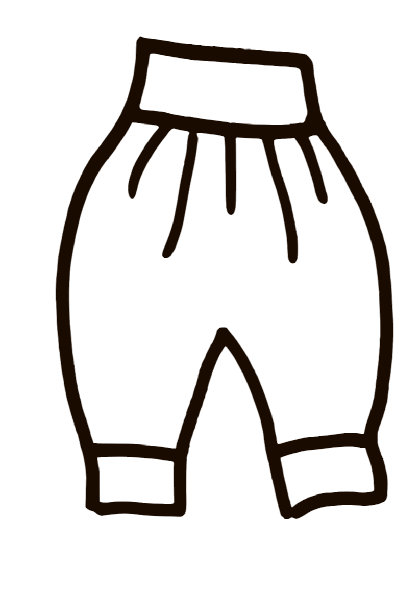 Pumphose Dino Car Liebe