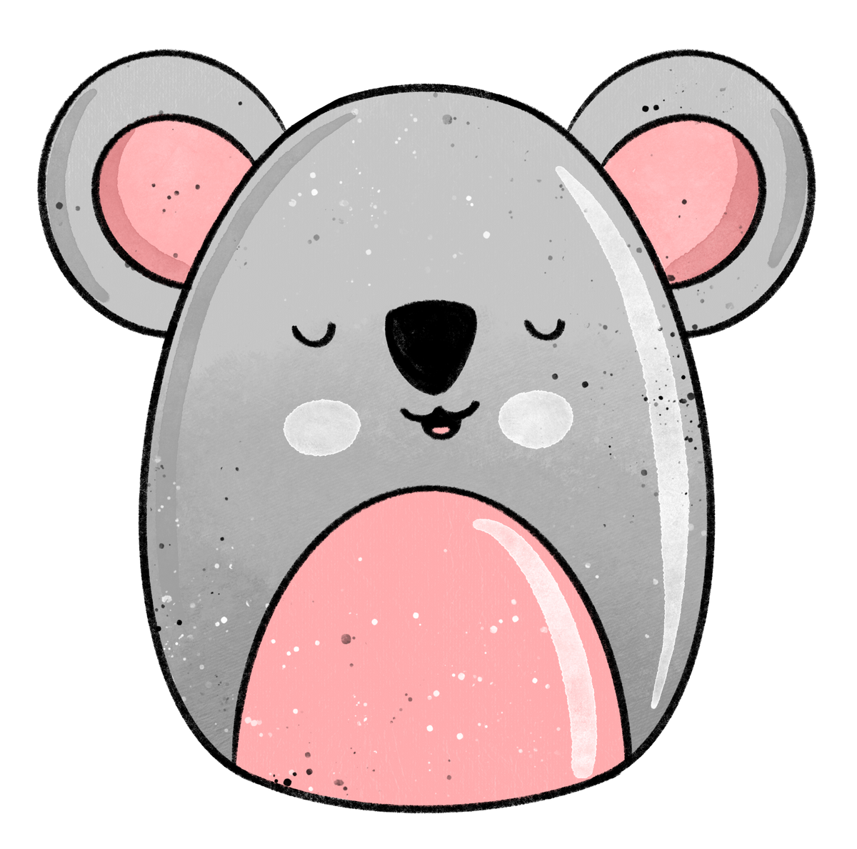 Bügelbild Flauschis 5
