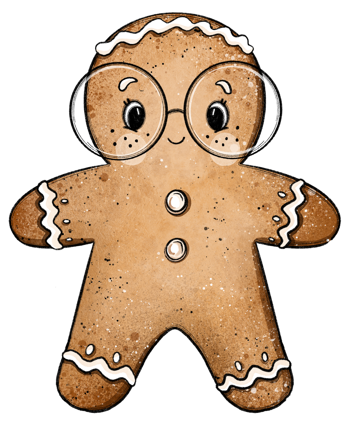 Bügelbild Lebkuchenmann
