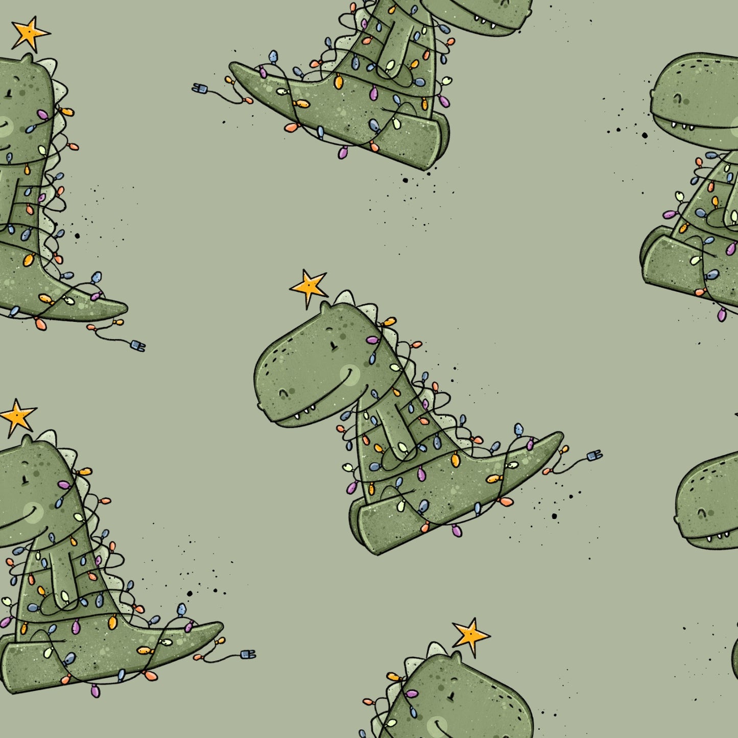 Eigenproduktion Vorbestellung 0,5Meter Christmass Dino