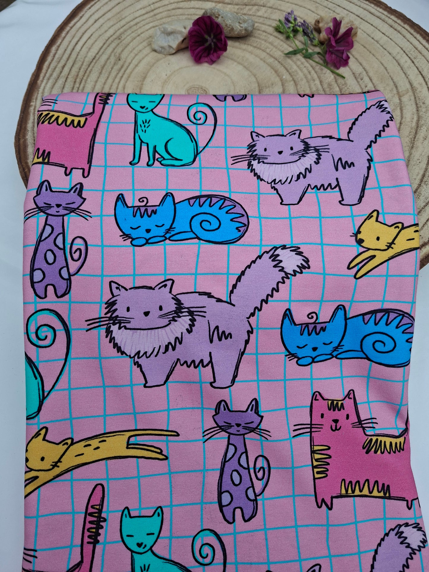 EP Katze Jersey Reststück 1Meter