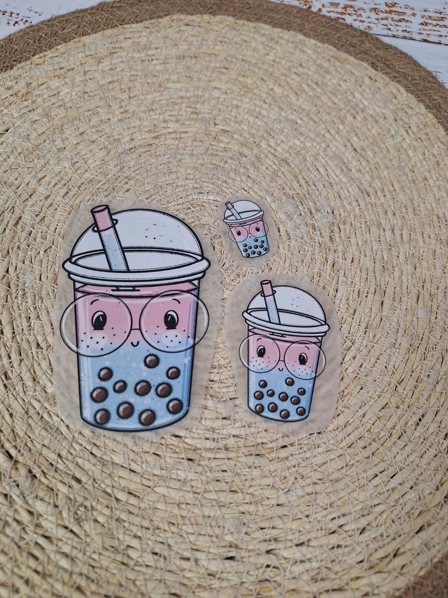Bügelbild Bubble Tea 1