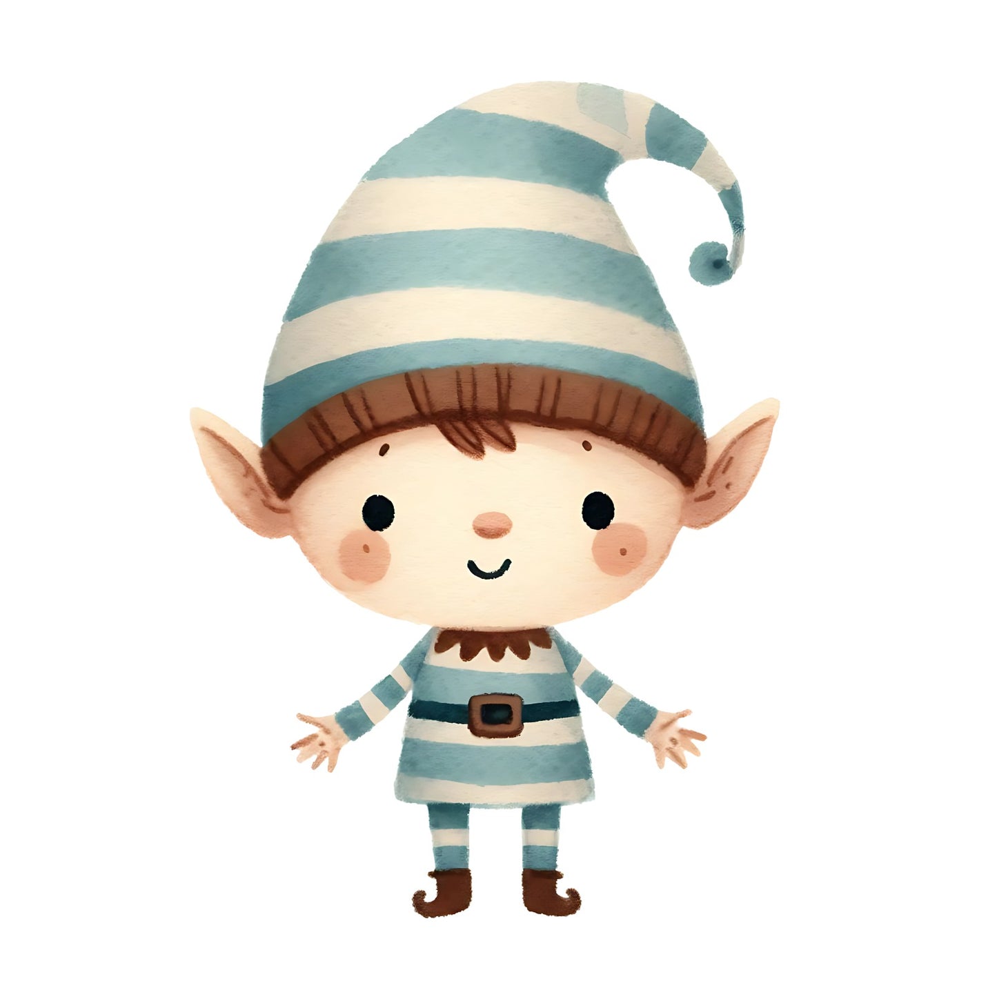 Bügelbild Winter Wichtel Friedrich