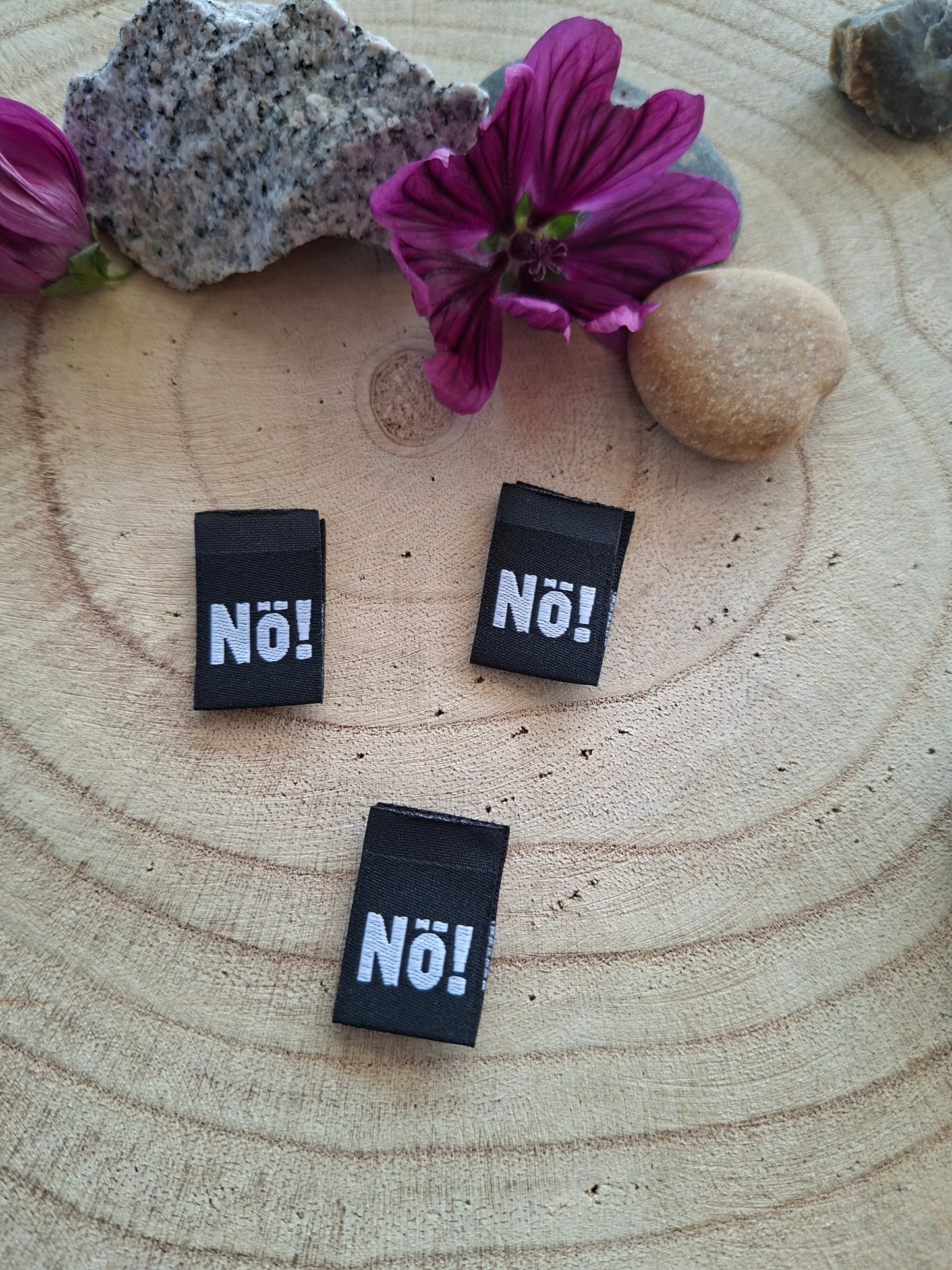 Web Label Nö! schwarz