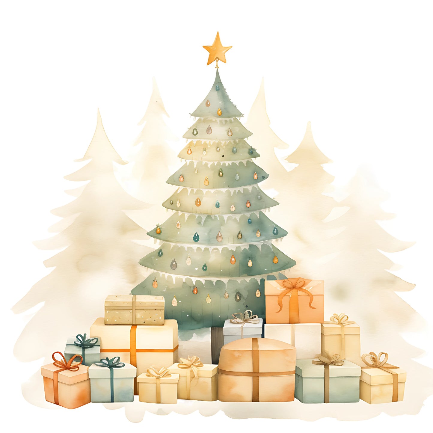 Bügelbild Oh Tannen Baum