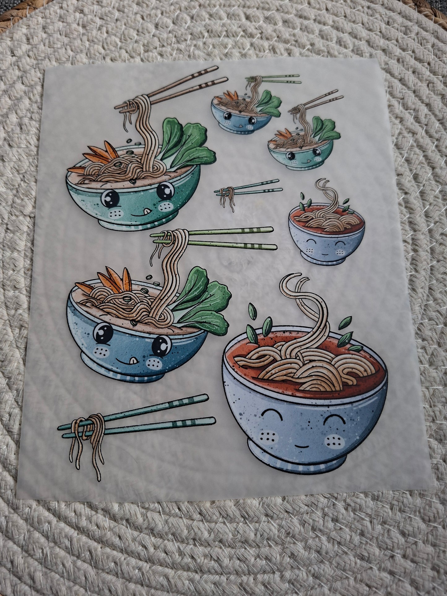 Bügelbildbogen Ramen