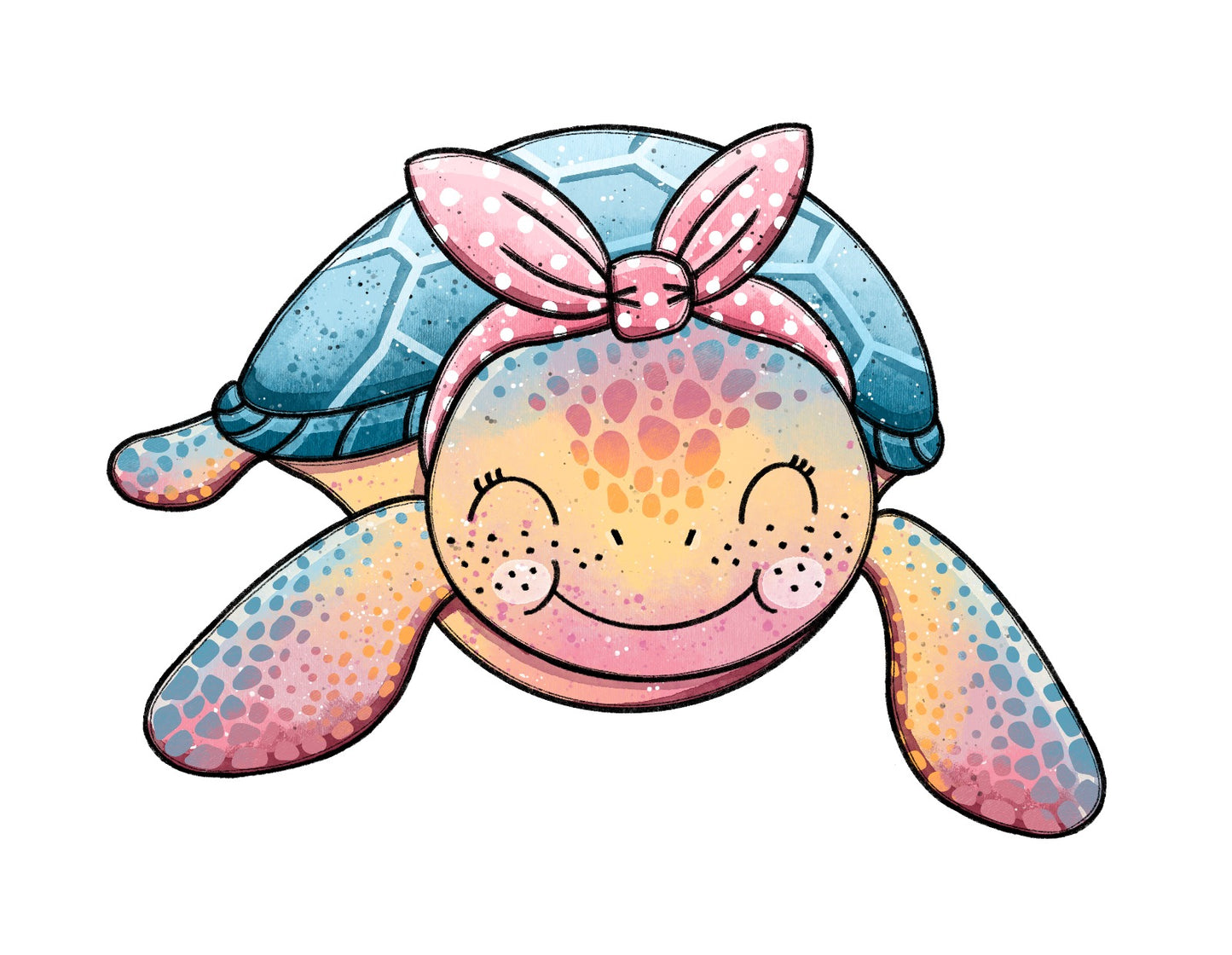 Bügelbild Schildi Schildkröte 3