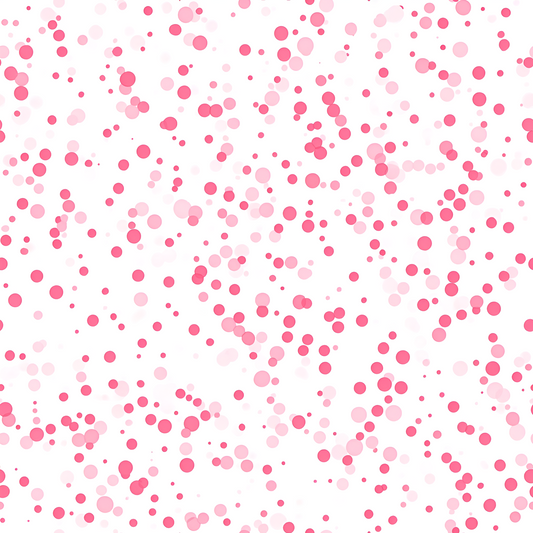 Eigenproduktion Vorbestellung 0,5 Meter Punkte rosa