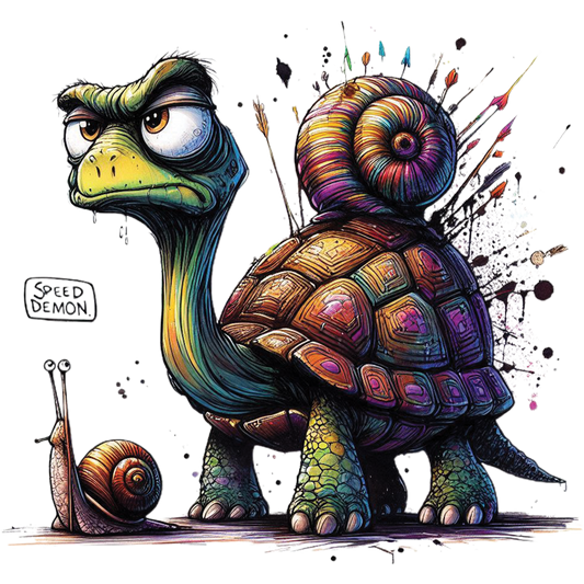 Bügelbild Muffel Schildkröte