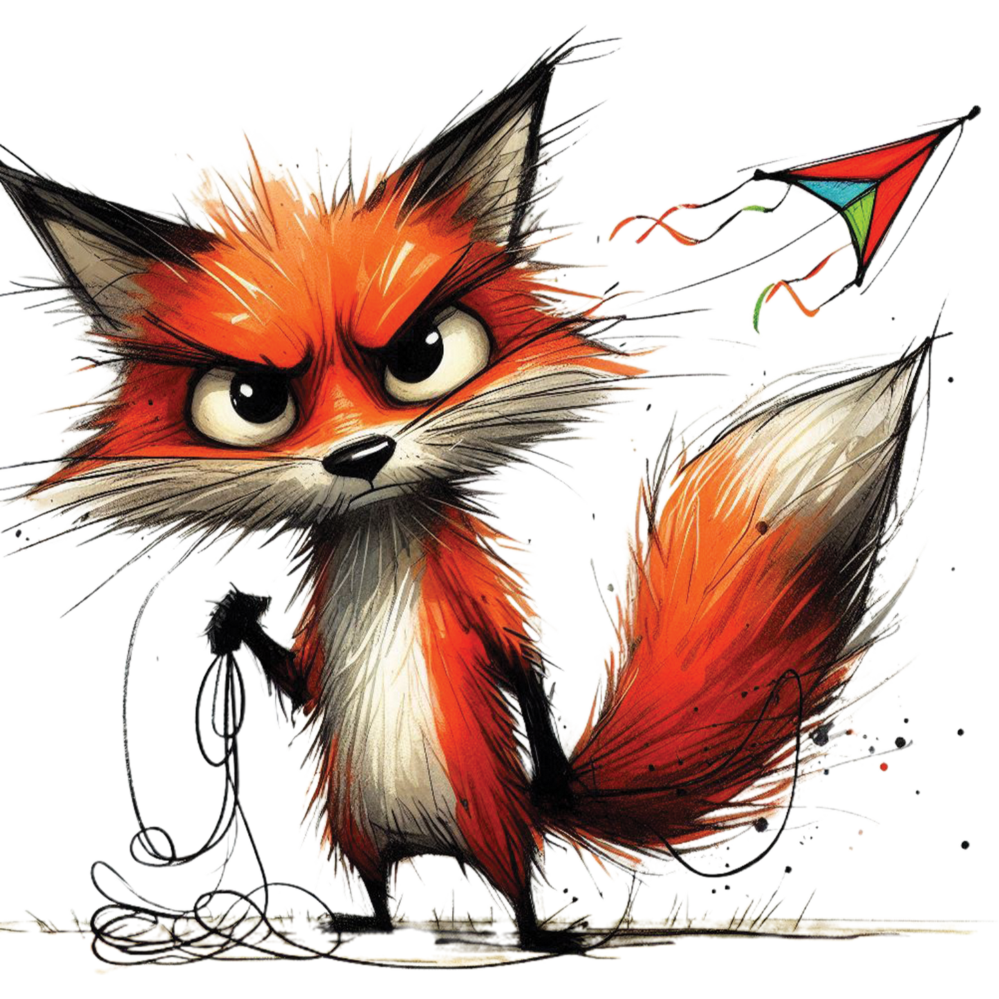Bügelbild Muffel Fuchs 2