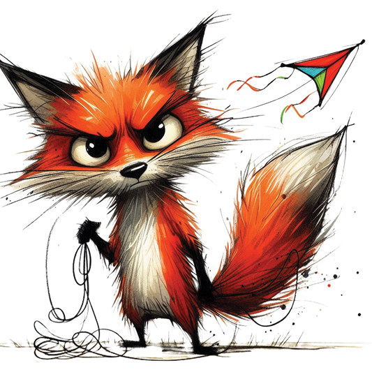 Bügelbild Muffel Fuchs 2
