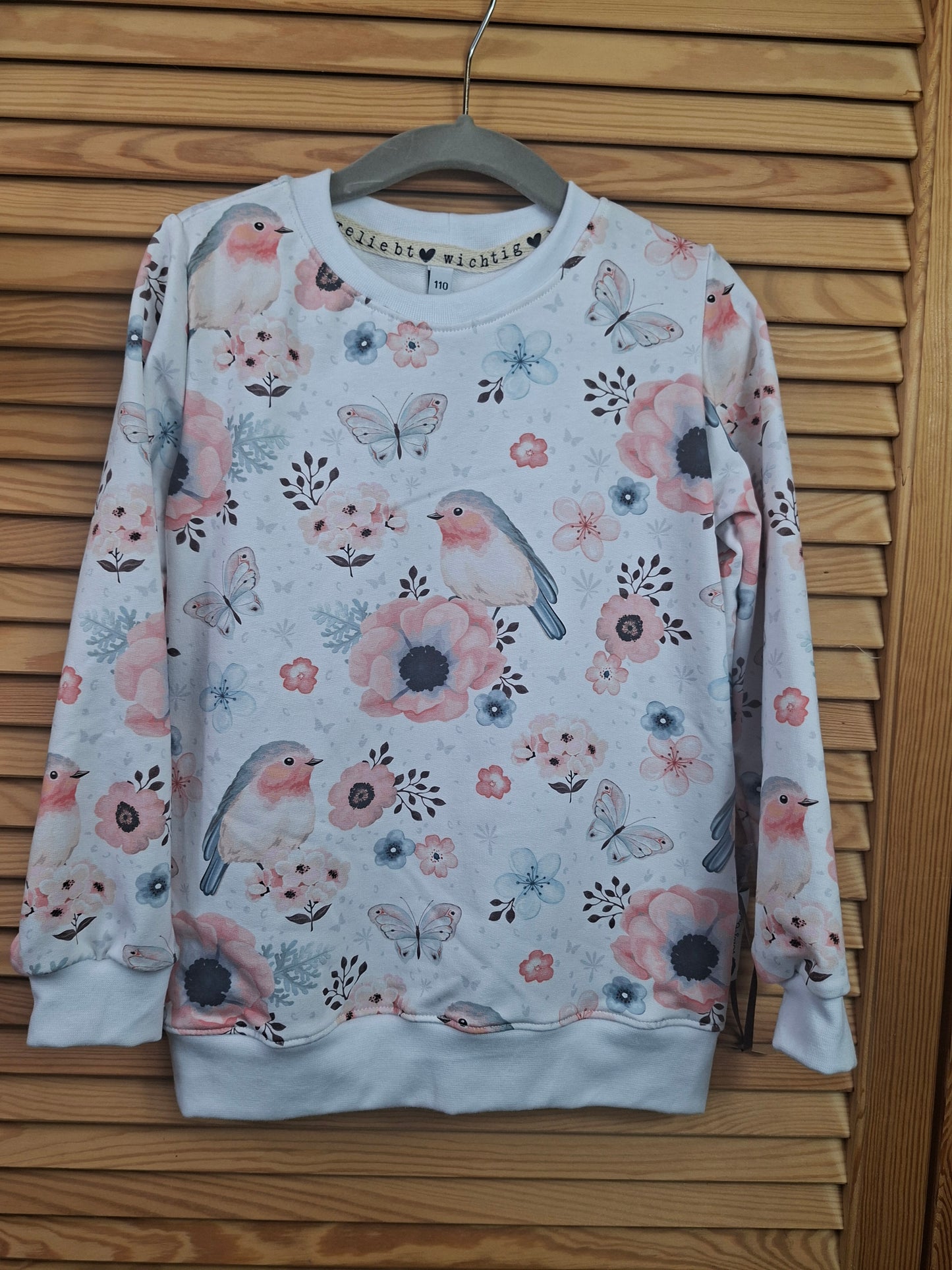 Pulli Rotkehelchen Größe 110