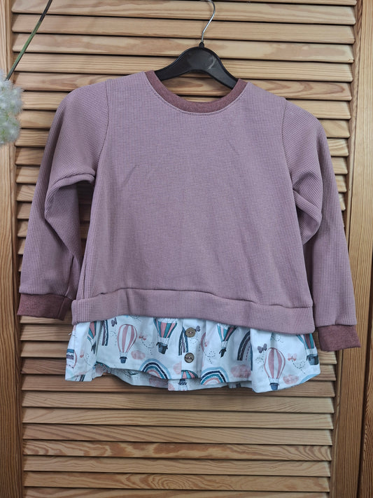 Pulli Paulinchen Regenbogen Größe 110