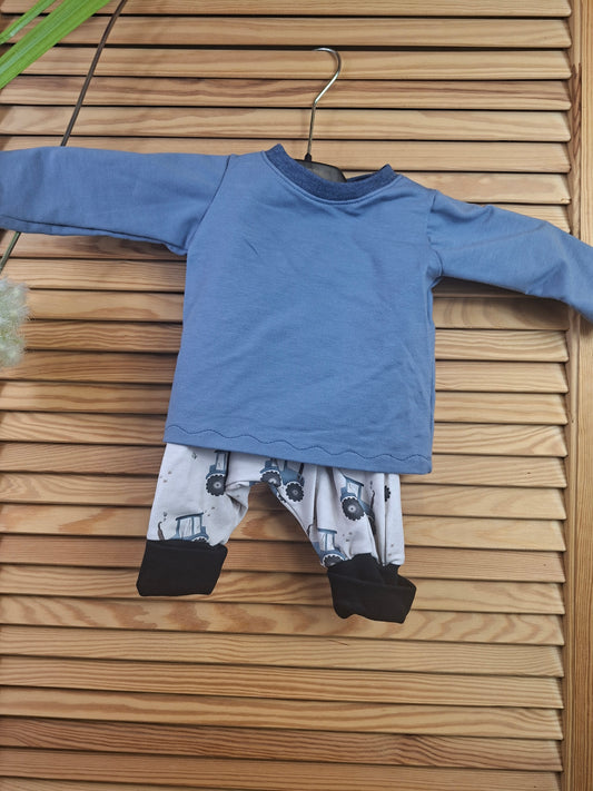 Set Pumphose & Pulli Traktor Größe 62