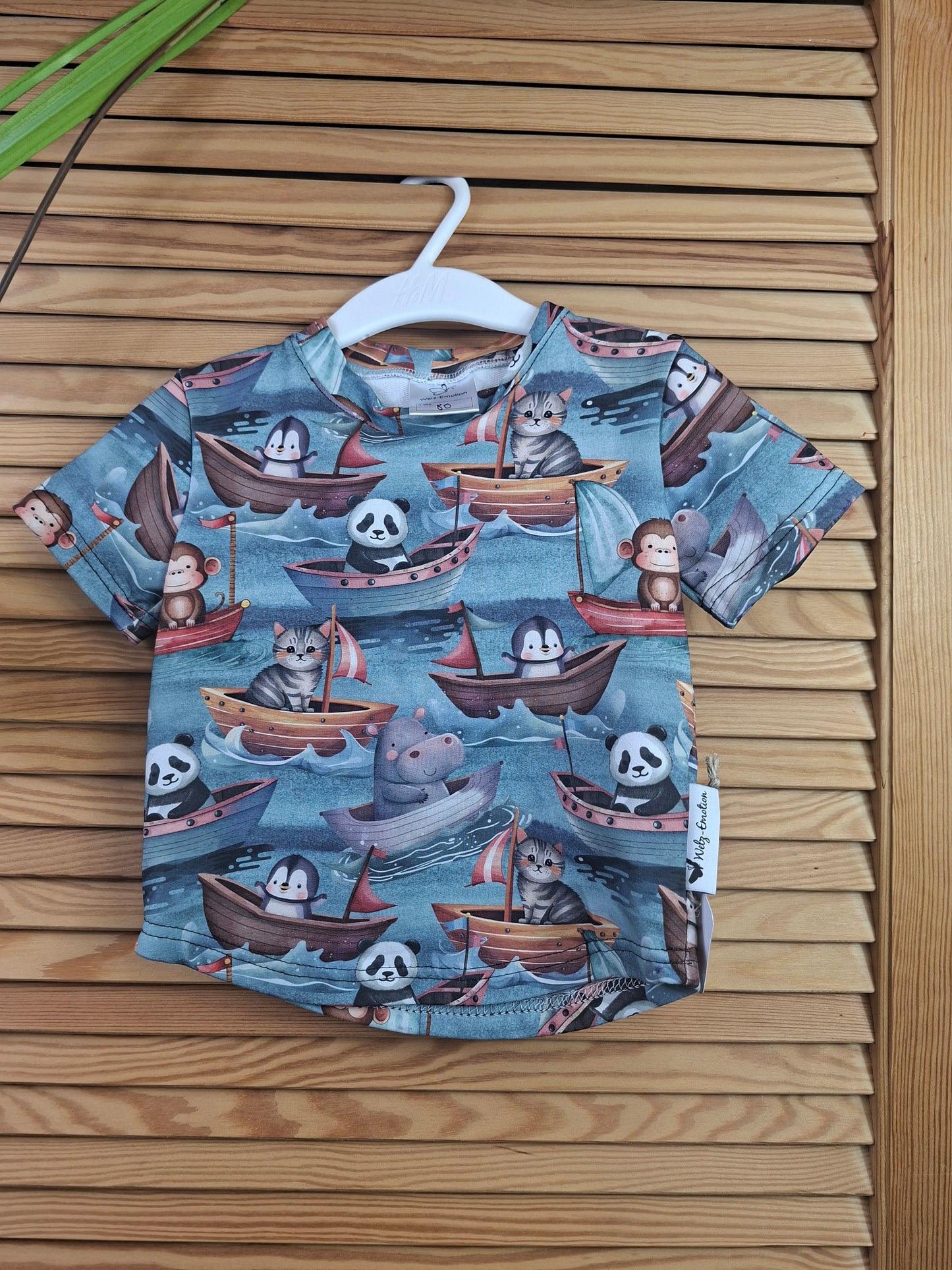 T-Shirt Boote Größe 80