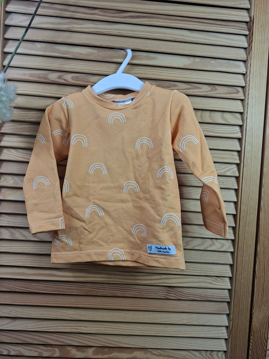 Longsleeve Regenbogen  Größe 86