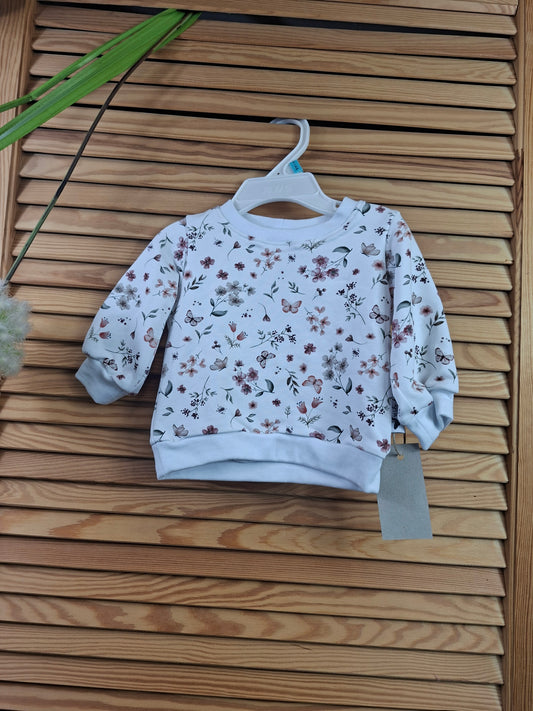 Pulli Größe 56 Frühlingswiese