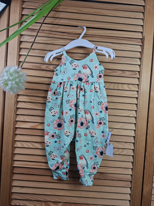 Strampler Summer Größe 56 Rotkehlchen