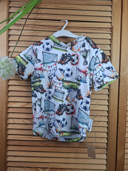 T-Shirt Größe 122 Fußballfan