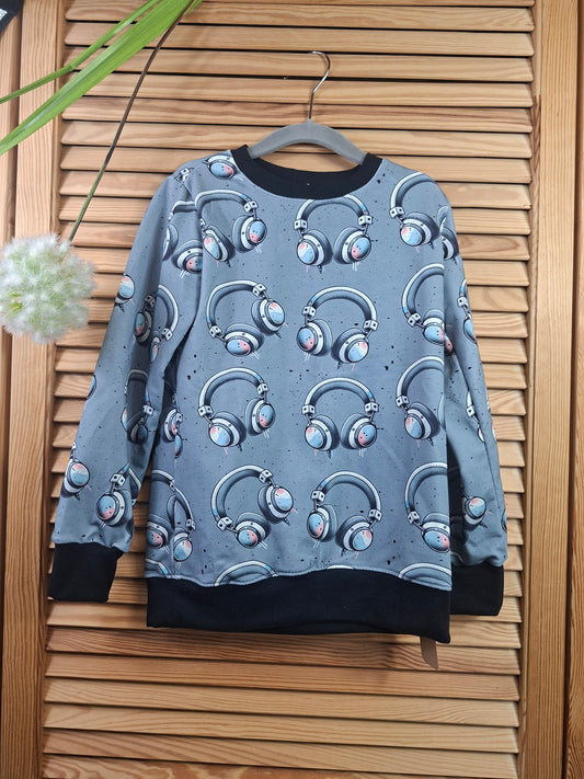 Pulli Größe 122 Kopfhörer