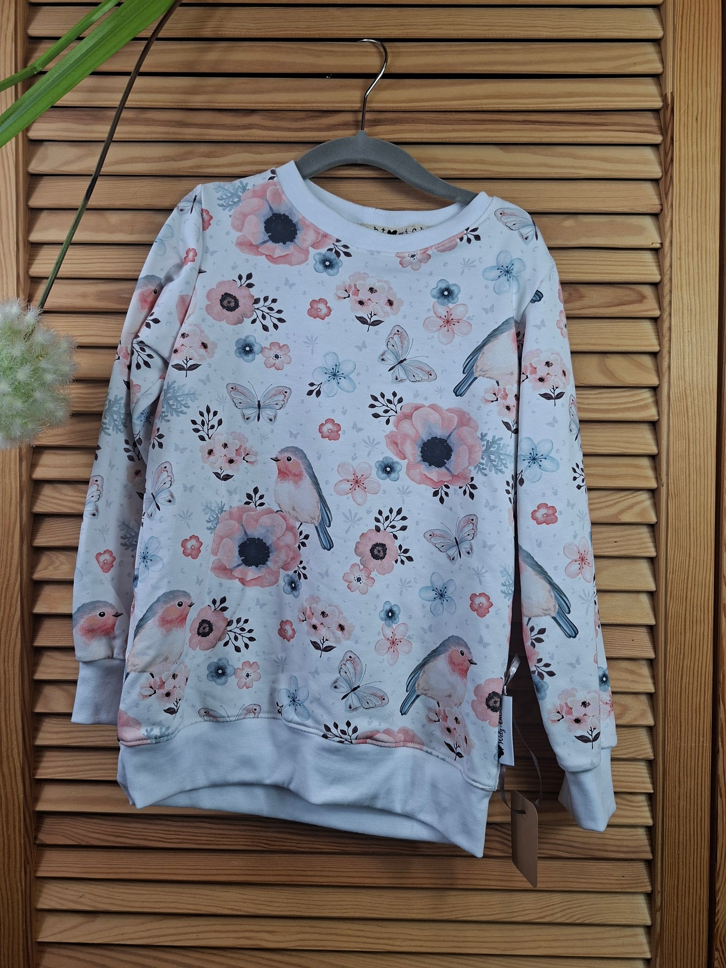Pulli Größe 122 Rotkehlchen