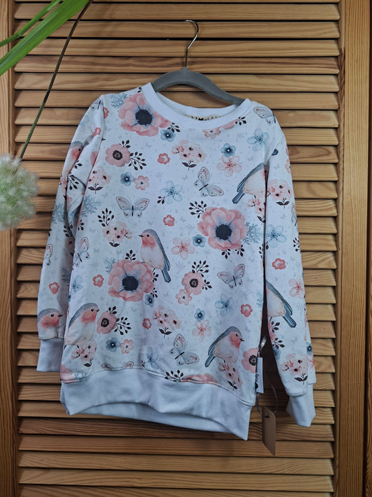 Pulli Größe 122 Rotkehlchen