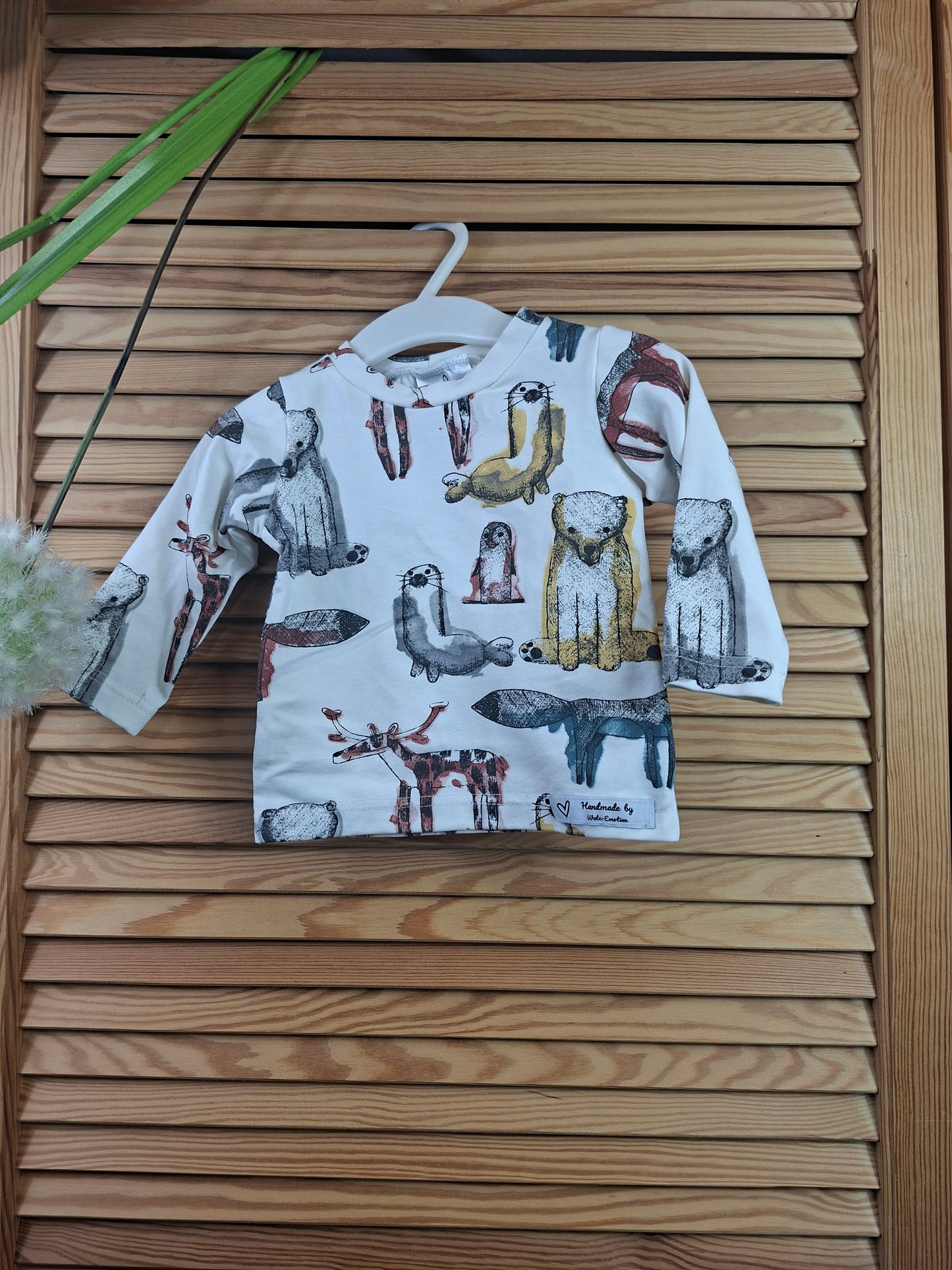 Longsleeve Größe 68 Tiere