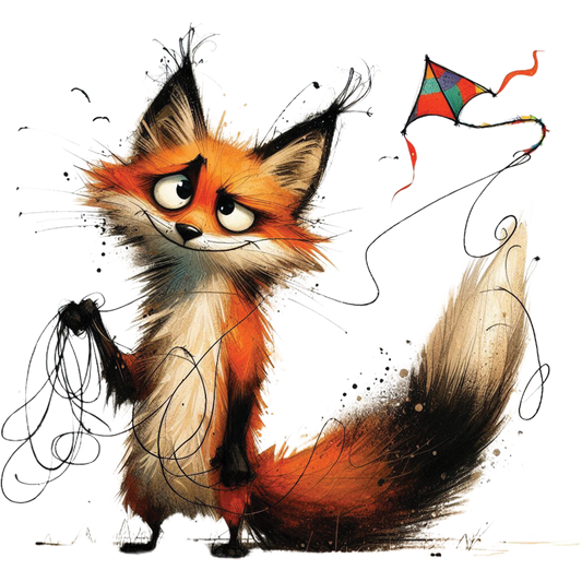 Bügelbild Muffel Fuchs 3
