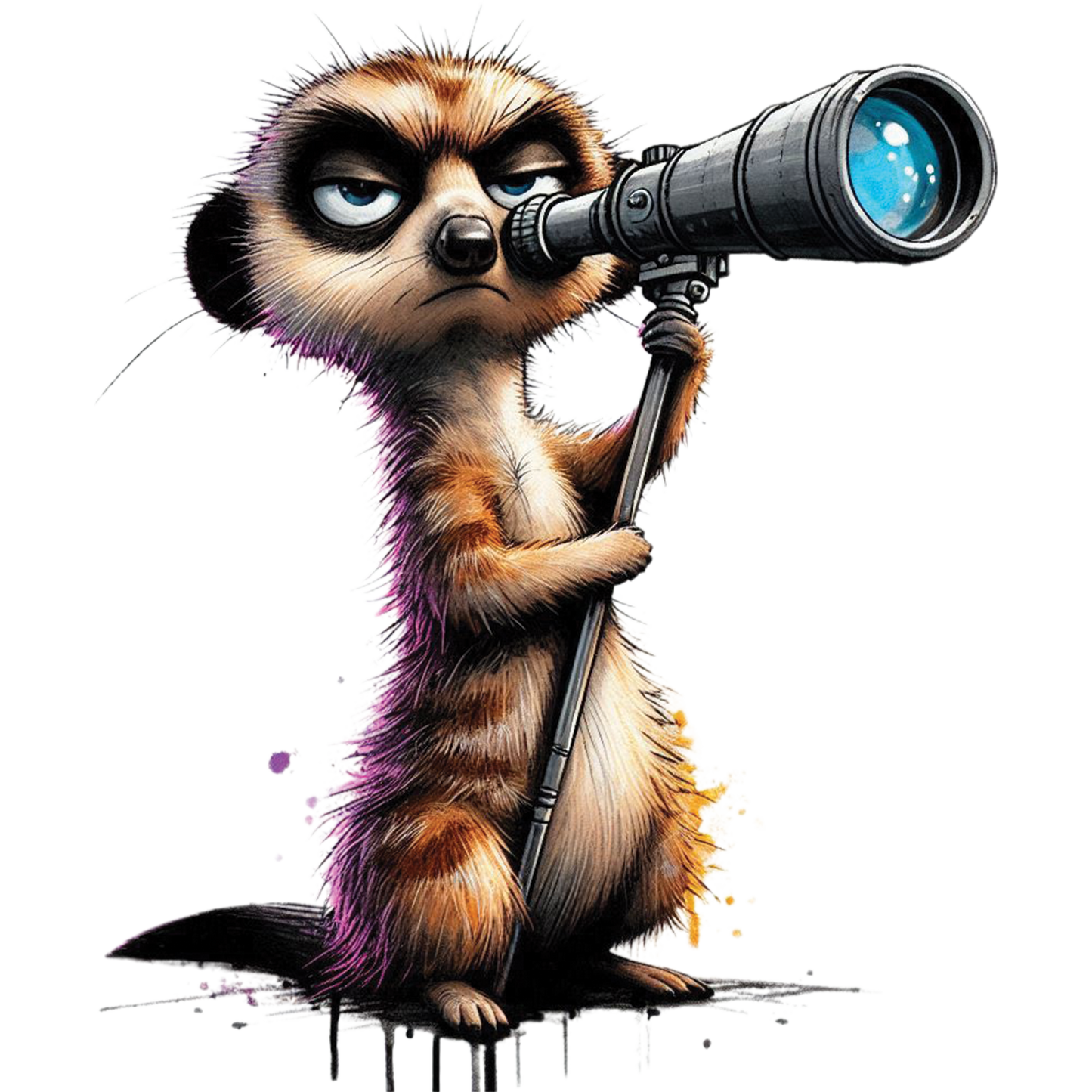 Bügelbild Muffel Erdmännchen 2