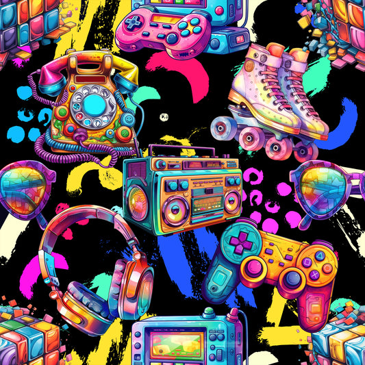 Stoffmuster Retro