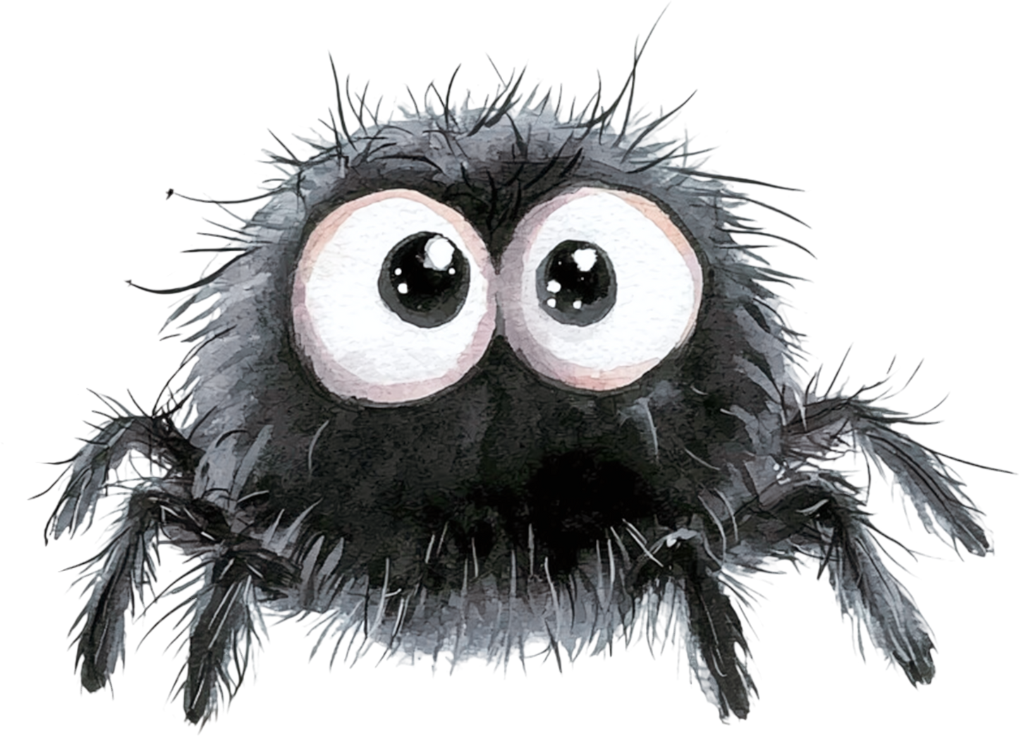 Bügelbild Spinne Micha