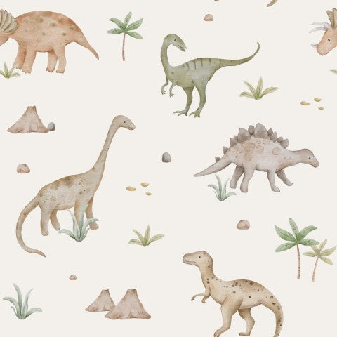 Stoffmuster Dino